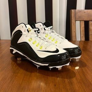 Nike Air Swingman MVP II Baseball Cleats Shoes 616258 101 new Mens Size 8